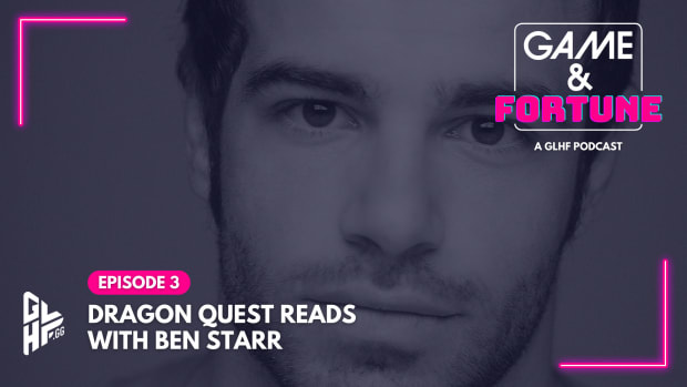 GLHF's Game & Fortune Podcast cover with Ben Starr.